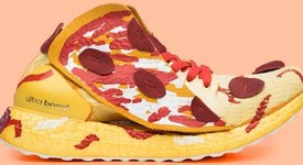 Пица, сирене и графити като дизайнерски маратонки