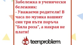 Виц на деня за часовете по музика