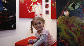 5-годишно момиченце със собствена изложба в Ню Йорк