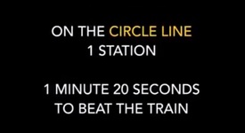 Британец успя да надбяга метрото [+ видео]