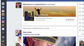 Facebook с нов дизайн