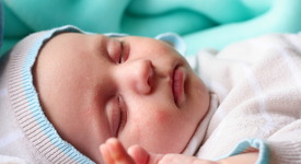Бебе-гигантче се роди по естествен начин