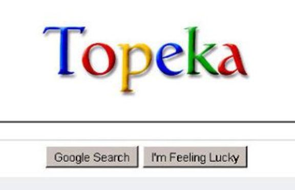 Google стана Topeka за един ден