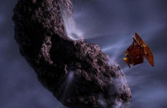 Космическата сонда 'Deep impact'  и  кометата Темпъл