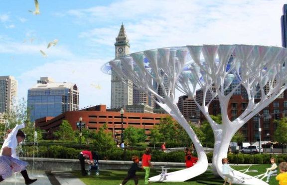 Treepods пречистват въздуха от CO2