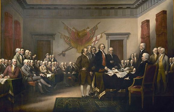 На 4 юли 1776 година е приета Декларацията за независимостта на САЩ