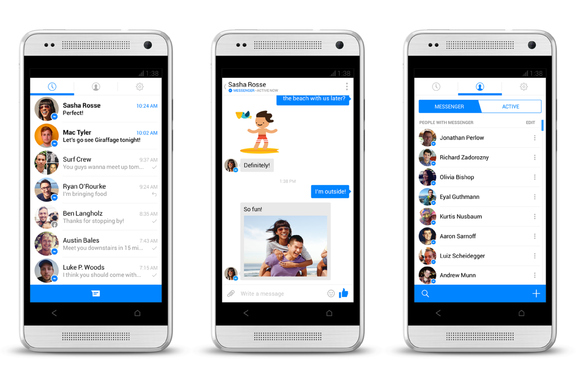 Facebook твърдо решен да наложи Messenger 