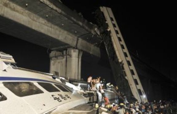 Тежка влакова катастрофа в Китай, 32-ма души са загинали, над 90 са ранени