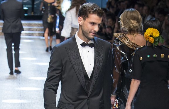 Григор Димитров дефилира за Dolce & Gabbana