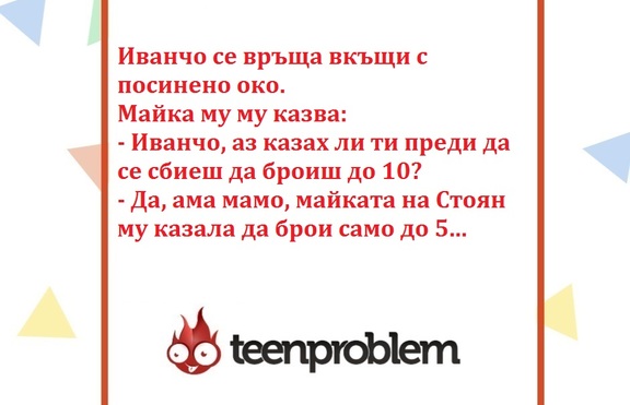 Виц на деня за Иванчо 